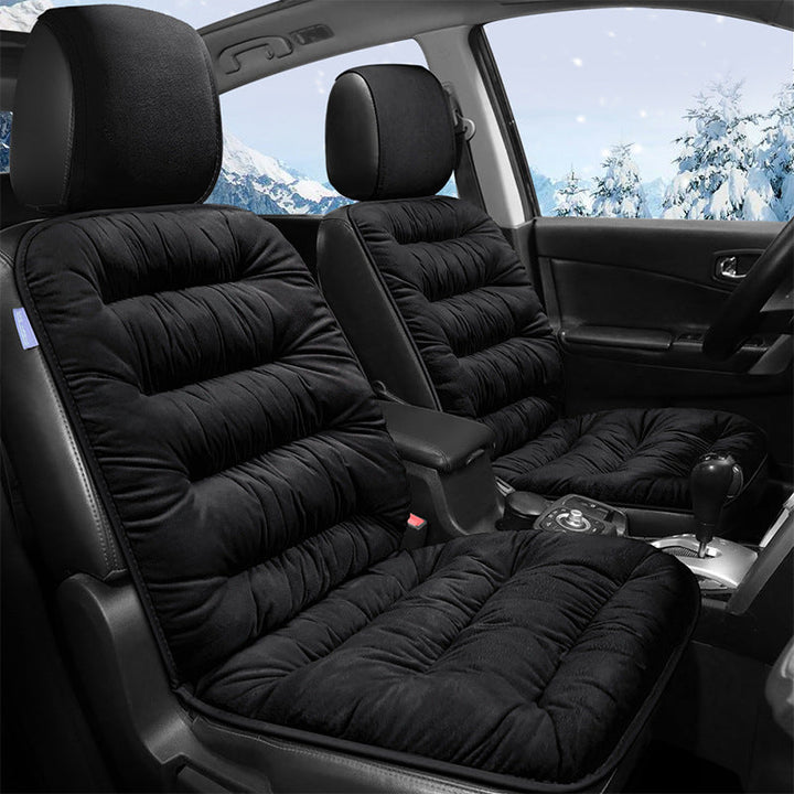Soft velvet washable car seat cover, pet-friendly, ideal for dog and cat travel protection.