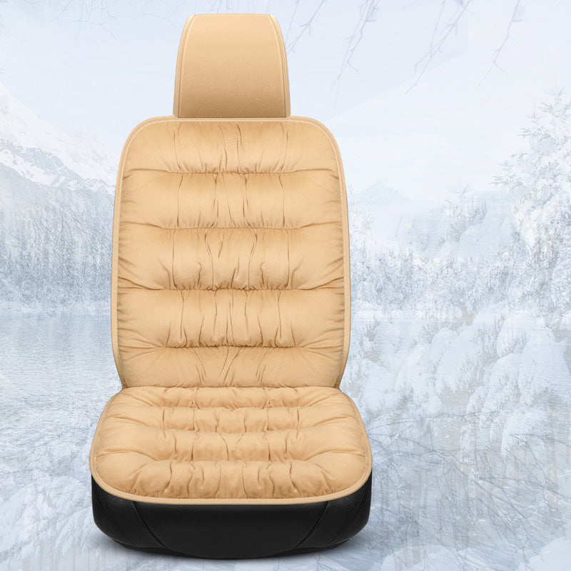 Unisex comfort velvet car seat protector, universal fit, an essential pet auto accessory.