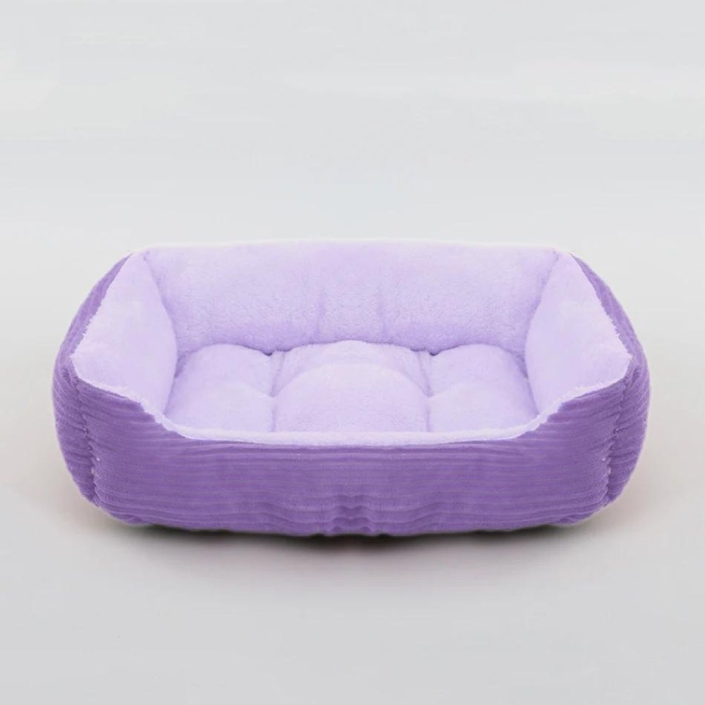 Cozy non-slip plush dog bed, offering a soft, secure, and comfortable spot for your pet to rest and relax.