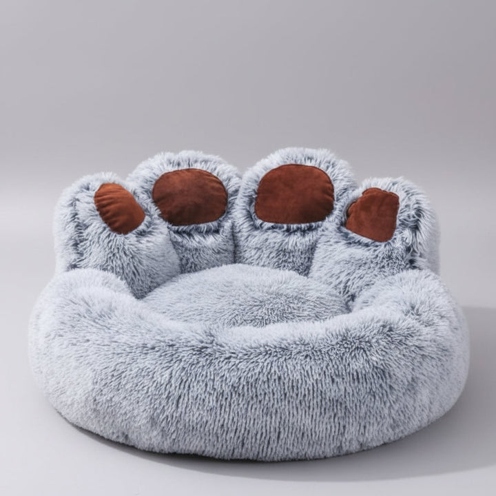 Easy-care dog bed: removable, washable cover. Comfortable calming sofa for dogs of all sizes, promoting pet comfort.