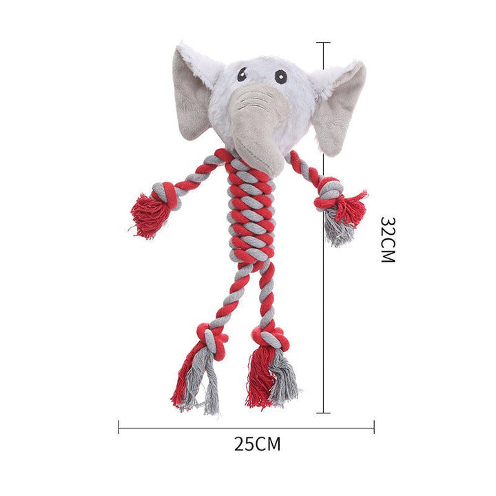 Assorted colors of durable plush dog toys with squeakers, fantastic pet supplies
