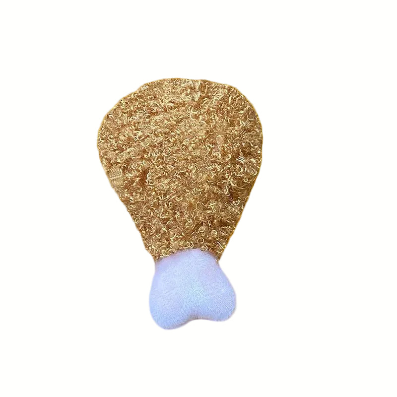 Dog chew toy: soft, squeaky french fries, encouraging playful activity