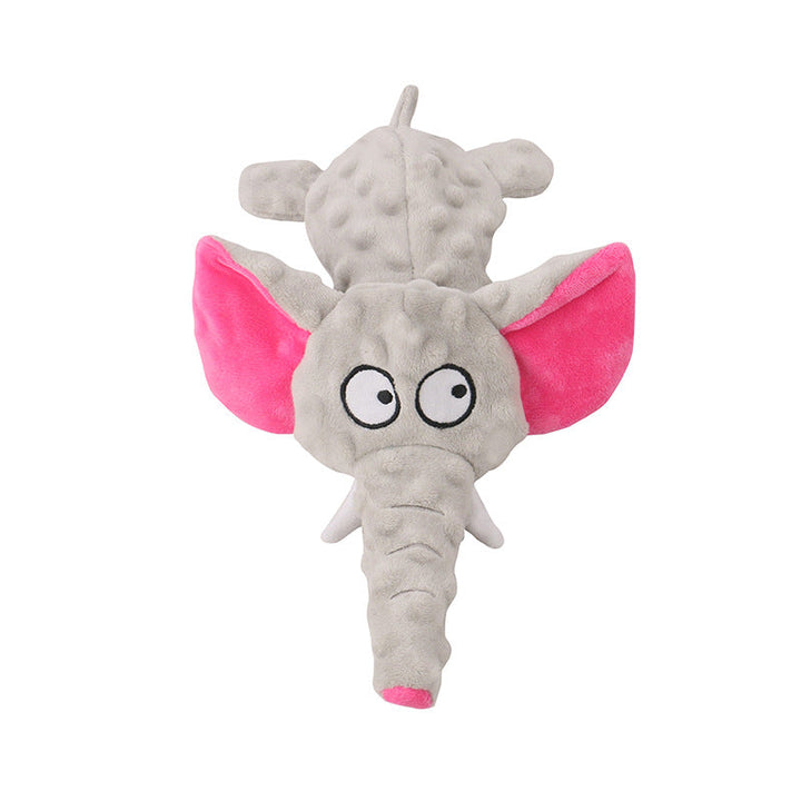 Dog plytoy elephant, interactive plush, sfe and durable for mental stimulation and fun.