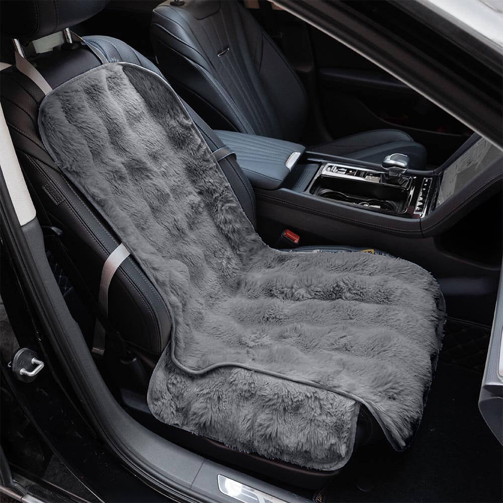 Winter pet gear: insulated pet car seat cover and blanket, providing warmth and comfort.