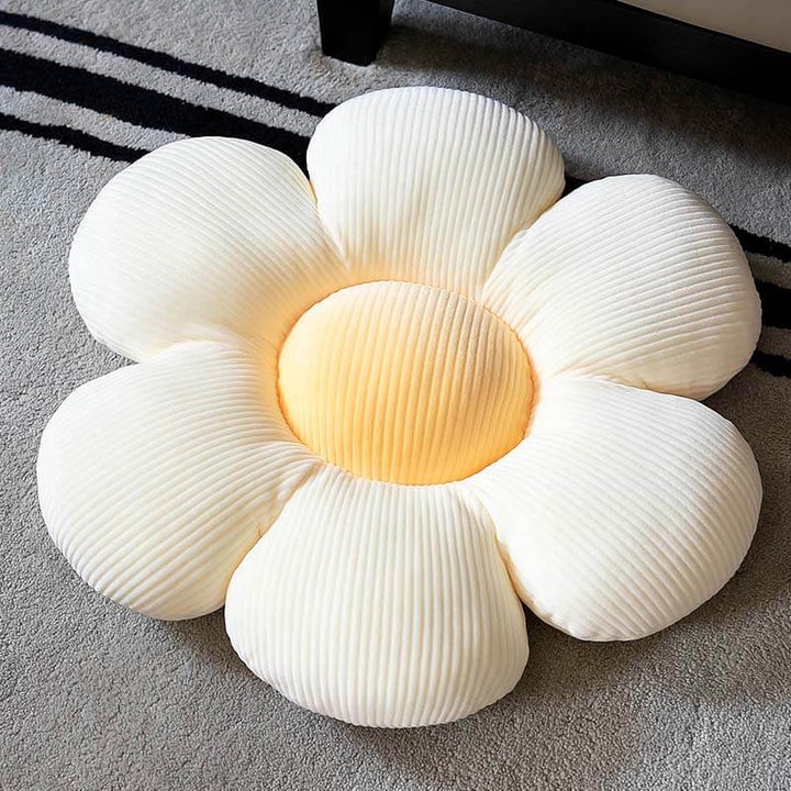 Comfortable flower pet bed acting as a calming sofa cushion, perfect room decor for pets