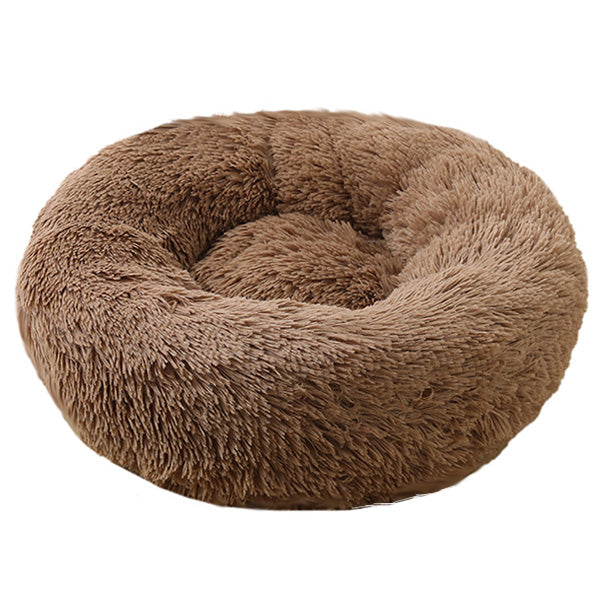 Pet bed with thick padding for orthopedic support, anti-anxiety and deep sleep solution.
