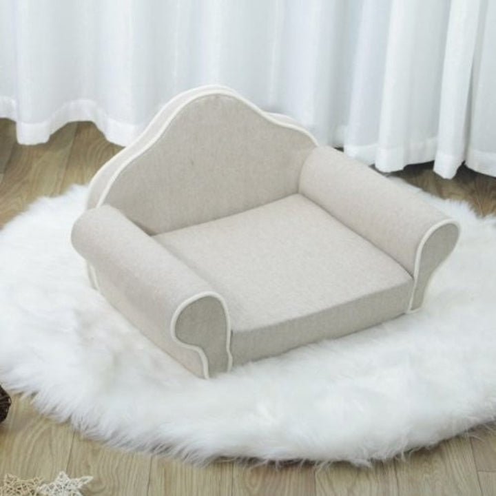 Luxurious cat sofa bed, a cozy pet bed and furniture piece with removable, washable cover.