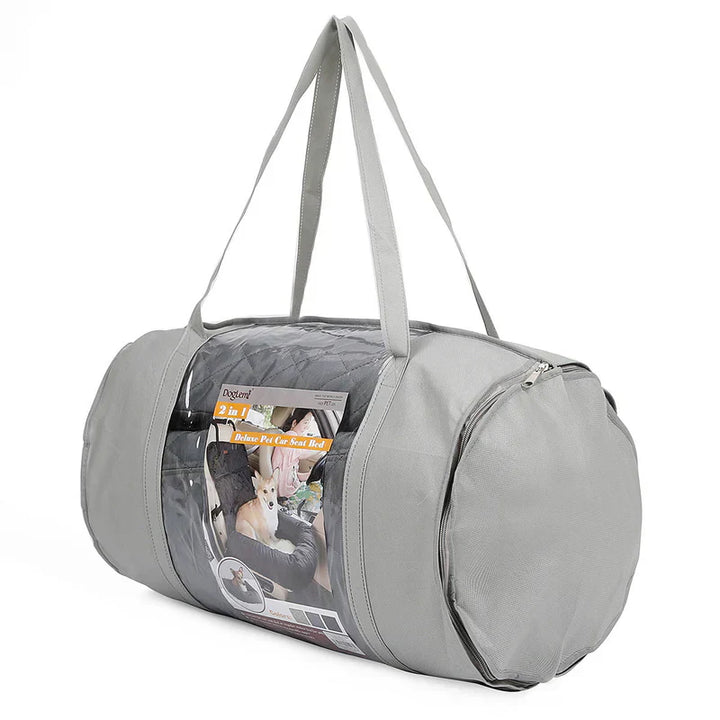 Comfortable car seat bed for dogs, featuring a durable design for auto adventures