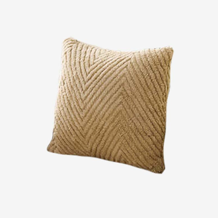 Washable plush herringbone cushion cover, a versatile and soft sofa decor item