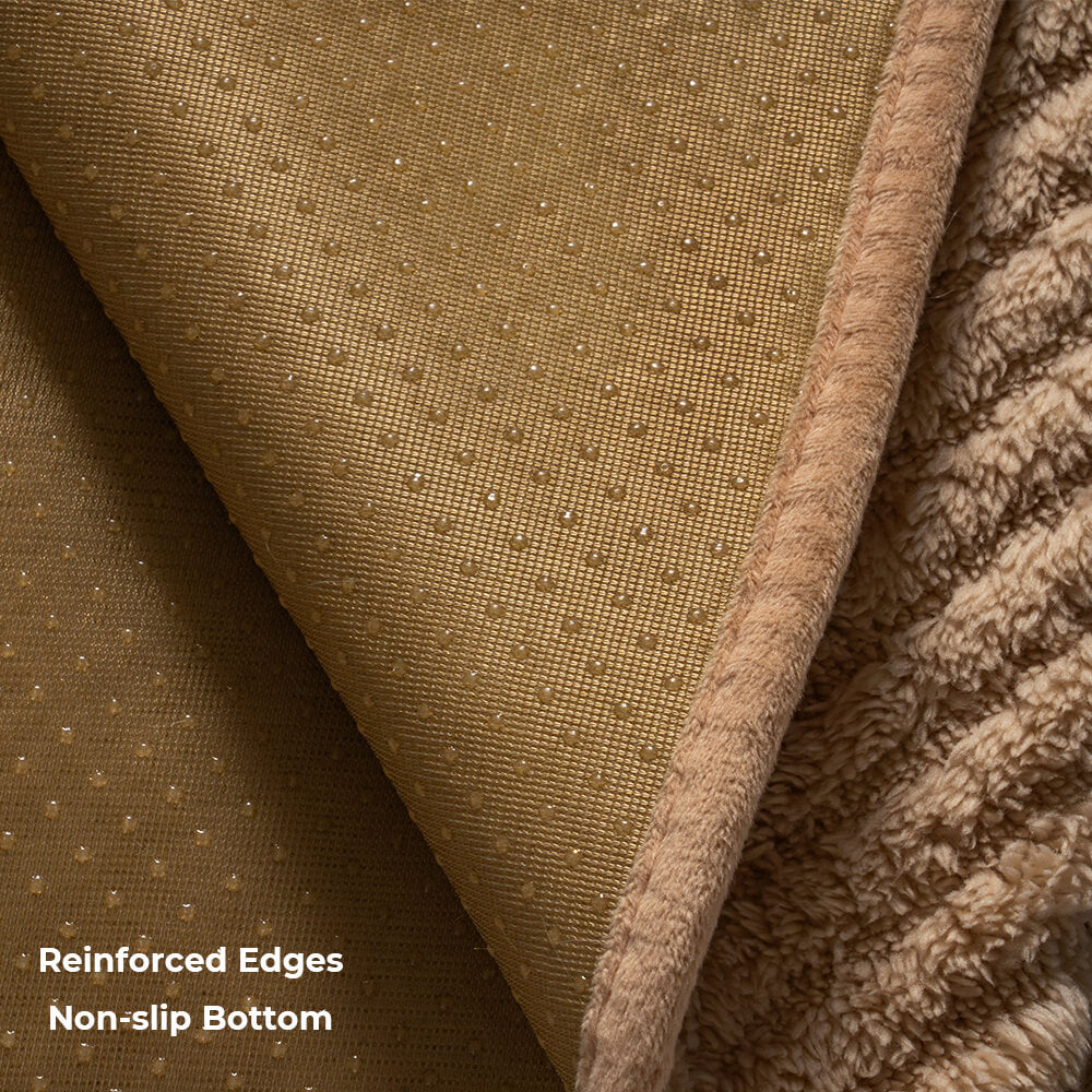 Plush herringbone sofa slipcover, non-slip design, providing elegant furniture protection and comfort
