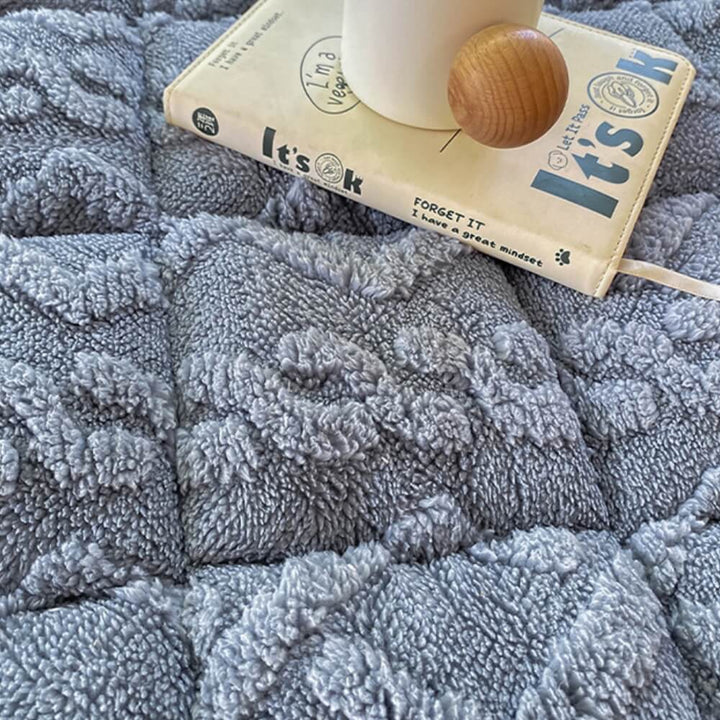 Premium adults' mattress topper, thick and non-slip with a luxurious jacquard finish for restful sleep