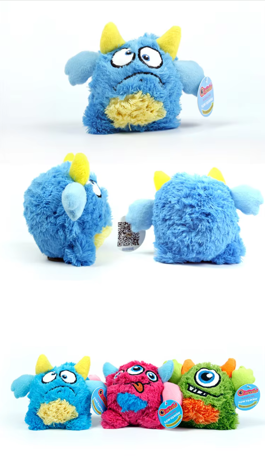 Plush monster ball, a fun interactive dog toy for hours of stimulating canine entertainment