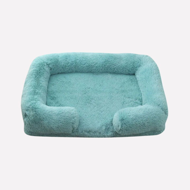 Plush non-slip pet bed for dogs and cats, soft kennel pad comfort