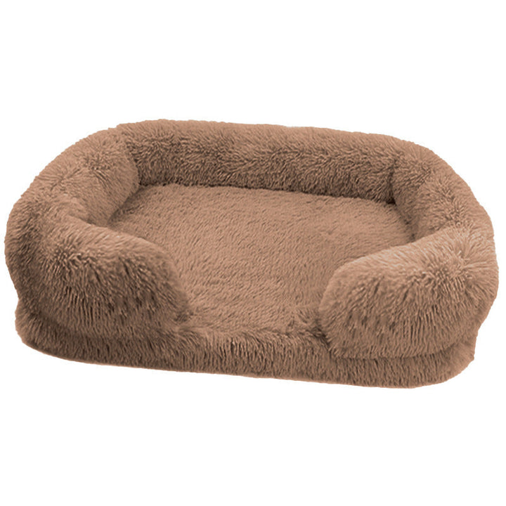 Washable pet bed, ideal for cats and dogs with cozy fleece
