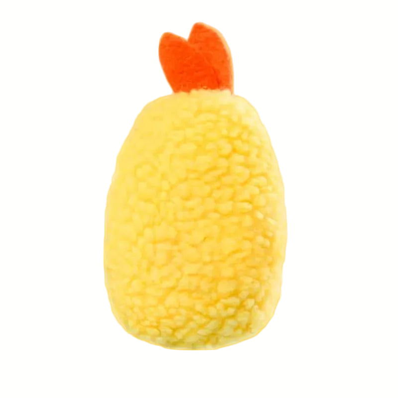 Cute burger plush squeaky dog toy with sesame bun, a durable chew toy for dogs.