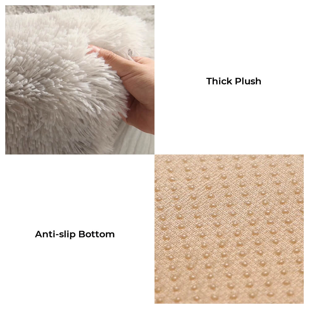 Chic tie-dye pet mat, soft plush area rug, durable and comfortable for dogs