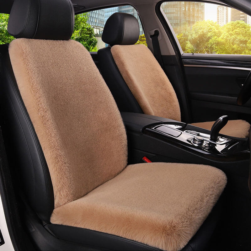 Universal pet protector car seat cover, plush fabric, ensuring clean vehicle interior for travel.