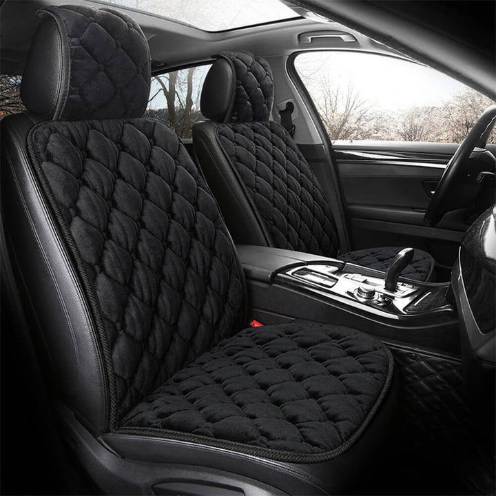Comfortable plush warm single car seat cushion, essential car accessory for pet owners