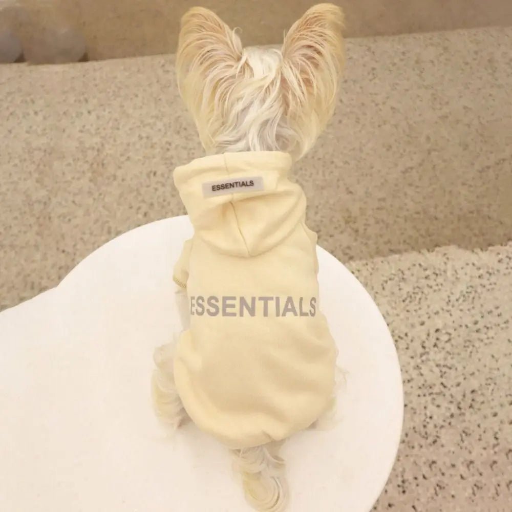 Plush warm winter hoodie for dogs, soft cozy pet apparel for small to large breeds.