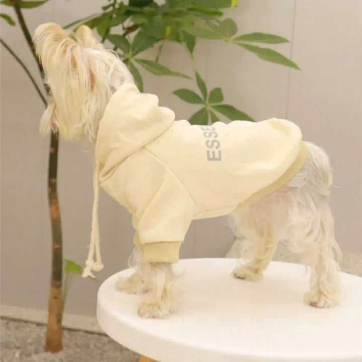 Cozy pet apparel, plush warm winter dog hoodie, perfect for cold weather, dog vest.