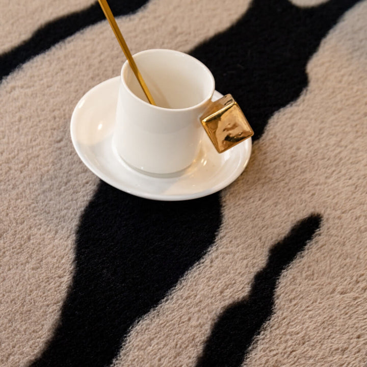 Chic zebra pattern sofa protector for pet owners, stylish and functional home item