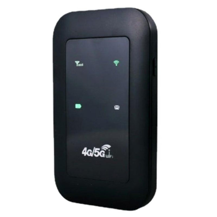 Portable 5G WiFi router, high-speed mobile internet hotspot for fast data sharing.