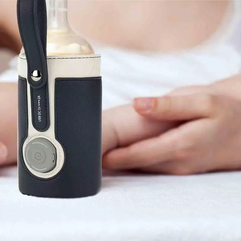 USB-powered portable baby bottle warmer, perfect for travel & convenient feeding anywhere.