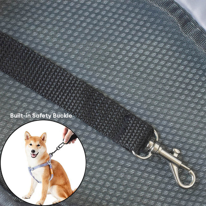 Portable pet supplies: mesh pet carrier bag for secure and breathable transport of pets