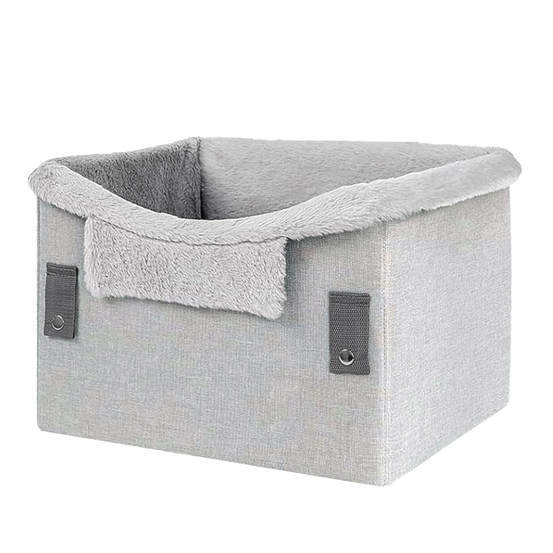 Portable dog car seat for small pets, booster for safe travel, foldable design, pet accessories