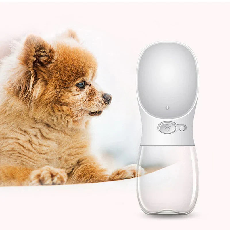 Portable dog water bottle, leak-proof, for outdoor travel & pet hydration, BPA-free