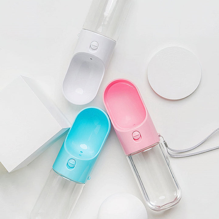 Outdoor dog hydration bottle, leak-proof design, perfect for walks & travelpet.