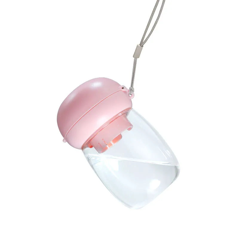 Compact and lightweight portable dog water bottle, essential pet hydration travel accessory