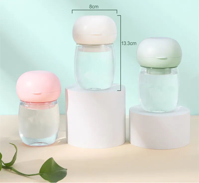 Portable pet hydration bottle for dogs, featuring a secure lock to prevent leaks during travel