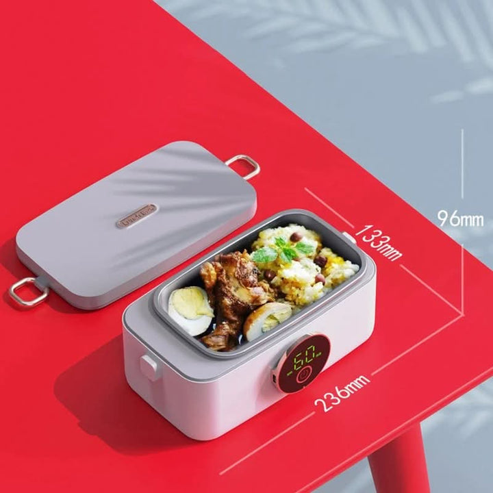 Modern electric lunchbox, a convenient kitchen gadget for warm, healthy meals on the go.