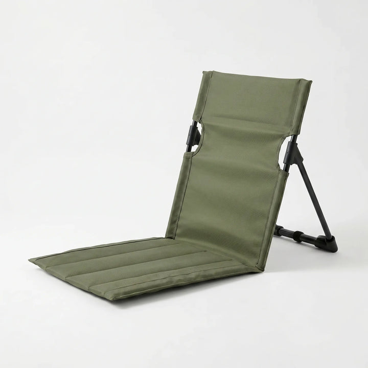 Folding camping chair for comfortable outdoor seating. Portable design, perfect for hiking, picnics & travel.