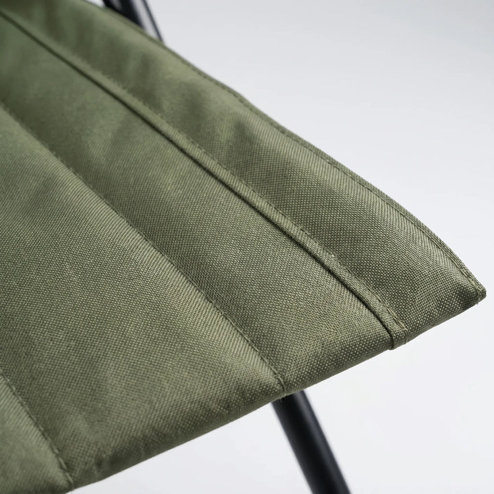 Compact stadium seat for outdoor events. Portable ground chair provides comfortable seating at games & concerts.