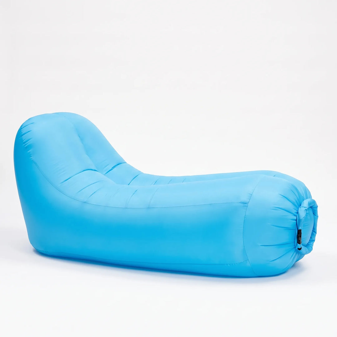 Versatile inflatable outdoor chair for ultimate comfort. Portable beach lounger, camping furniture & garden seat.