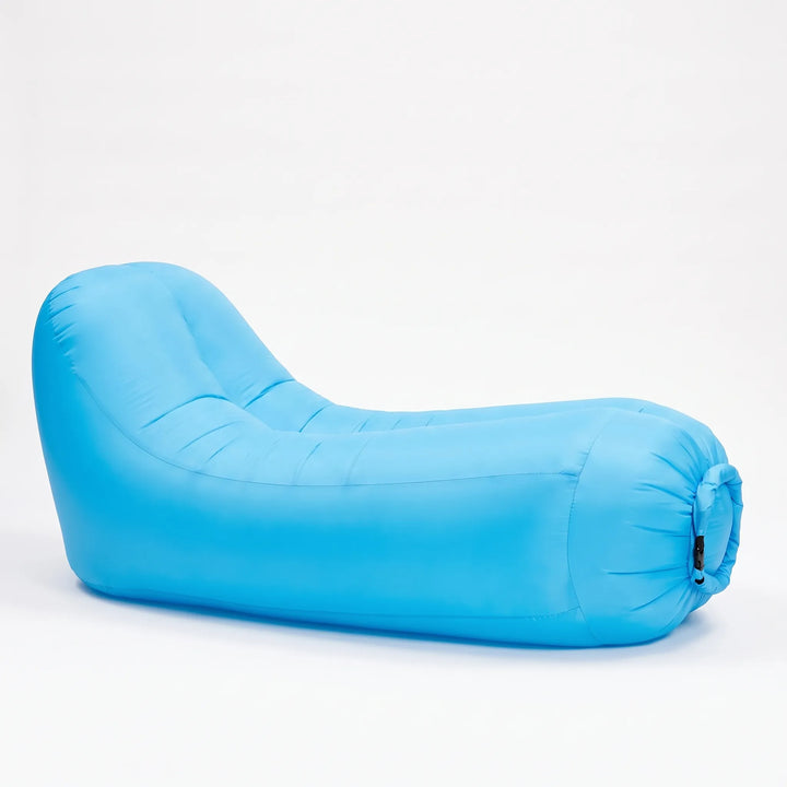 Versatile inflatable outdoor chair for ultimate comfort. Portable beach lounger, camping furniture & garden seat.