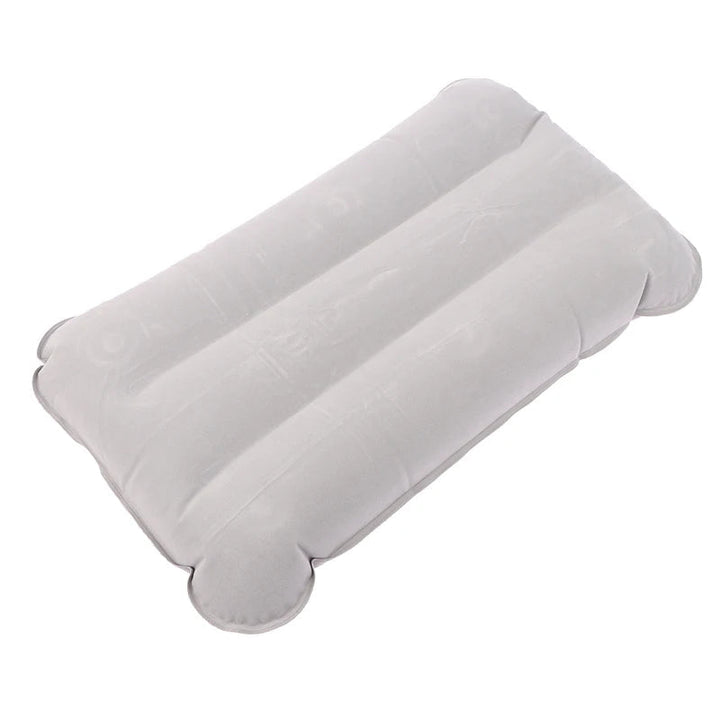 Portable inflatable travel pillow for dogs, deflated and folded for easy carrying, dog accessories