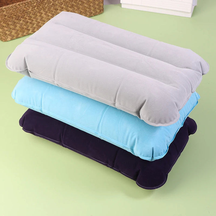Close-up of the durable, waterproof fabric of the inflatable dog bed, pet supplies