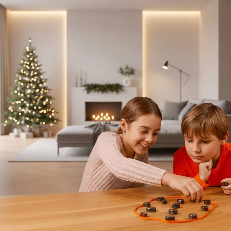 Unisex magnetic chess set for kids & adults. Educational strategy board game for family fun and mind challenges.