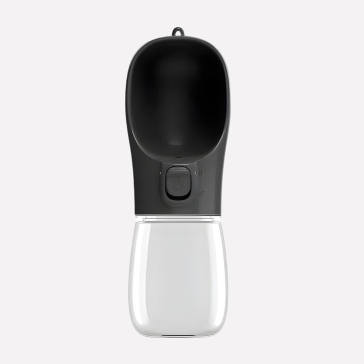 Leak-proof dog travel bottle with food-grade plastic, ideal for walks, hikes and outdoor adventures