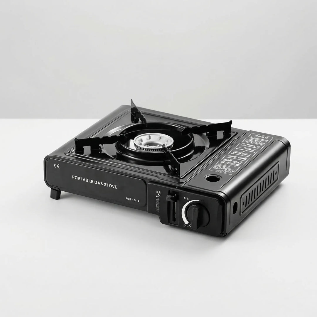 High-performance single-burner outdoor cooking stove, great for camping, travel & emergency preparedness.