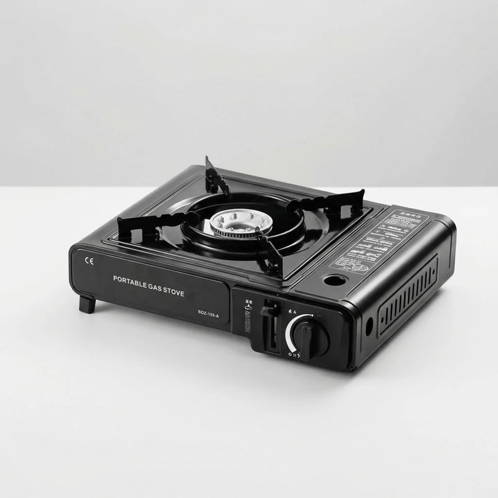 High-performance single-burner outdoor cooking stove, great for camping, travel & emergency preparedness.