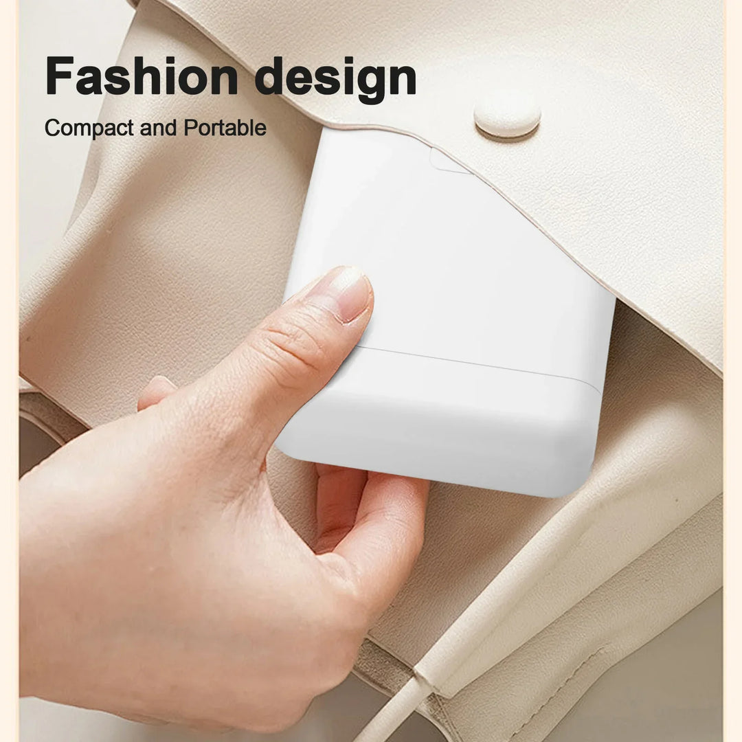 Efficient inkless thermal label printer, a must-have organization tool for home, office, and crafting.