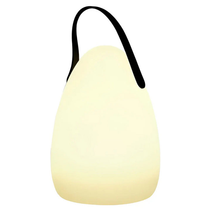 Versatile RadianceFlex portable LED lamp, wireless & waterproof. Ideal for outdoor dining, balconies, or indoor tables.