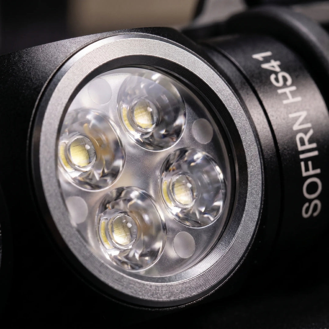 Bright LED headlamp, USB-C rechargeable for hiking, camping & trail running. Essential outdoor gear & work light.