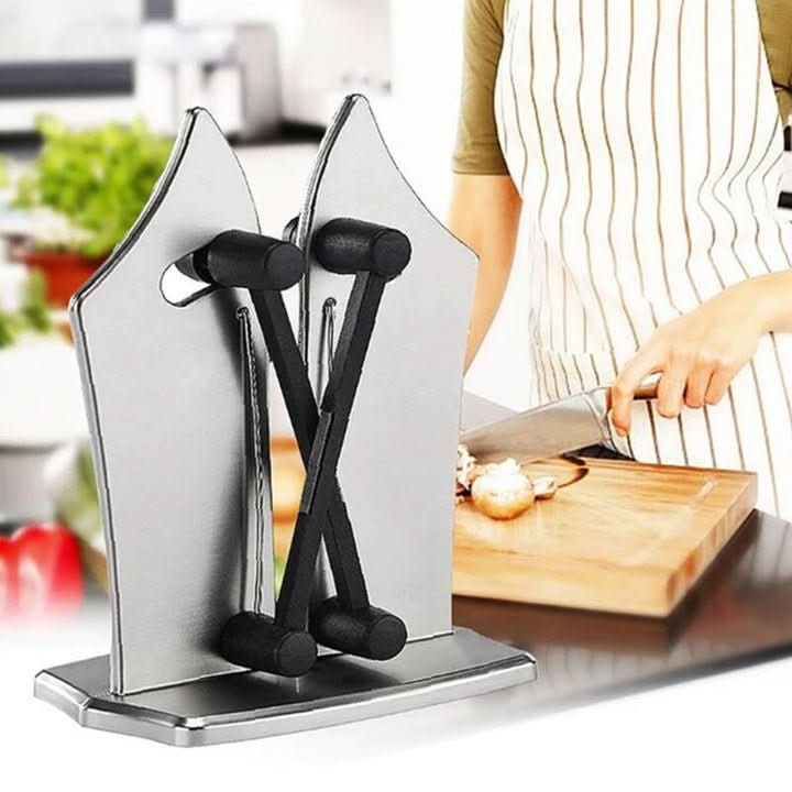 Compact & effective knife sharpener for easy kitchen blade care. Enjoy sharp knives for effortless cooking.