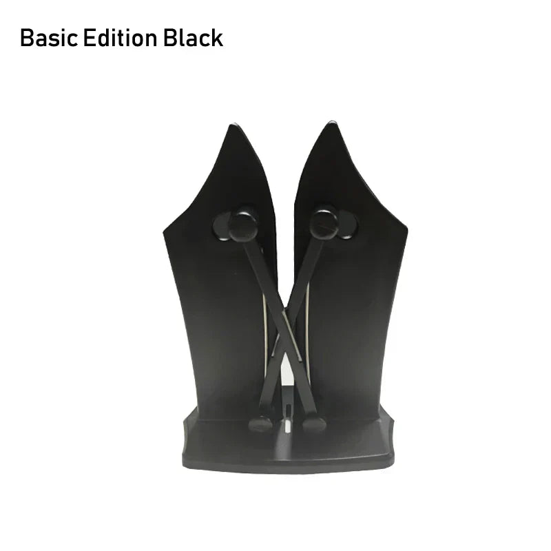 Premium knife sharpener with ergonomic grip, designed for safe & effective blade sharpening.