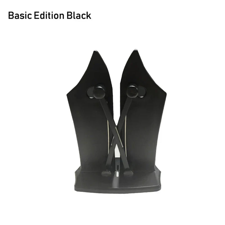 Premium knife sharpener with ergonomic grip, designed for safe & effective blade sharpening.